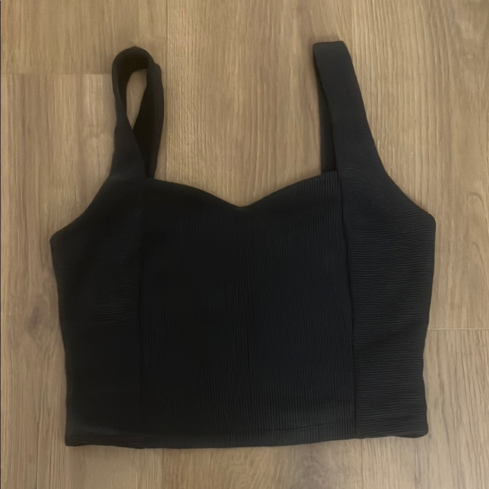 lululemon athletica Black Crop Top
